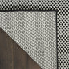 Nourison Courtyard COU01 Black White Area Rug Texture Image