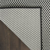 Nourison Courtyard COU01 Black White Area Rug 