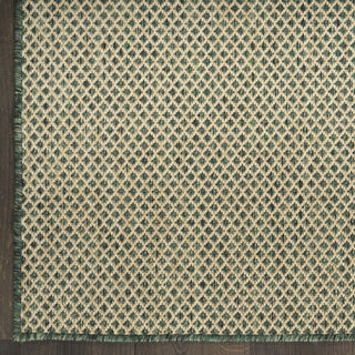 Nourison Courtyard COU01 Green Area Rug 