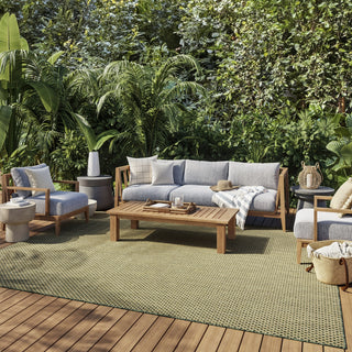 Nourison Courtyard COU01 Green Area Rug 