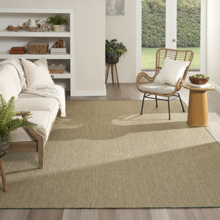 Nourison Courtyard COU01 Green Area Rug 