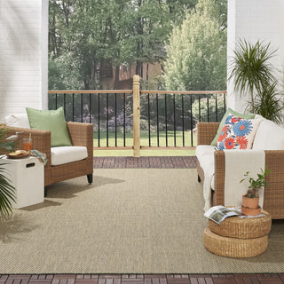 Nourison Courtyard COU01 Green Area Rug 