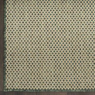 Nourison Courtyard COU01 Green Area Rug 