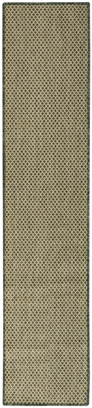 Nourison Courtyard COU01 Green Area Rug 