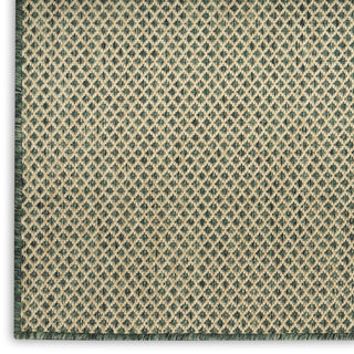 Nourison Courtyard COU01 Green Area Rug 