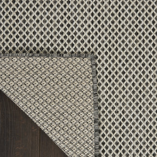 Nourison Courtyard COU01 Ivory Charcoal Area Rug 