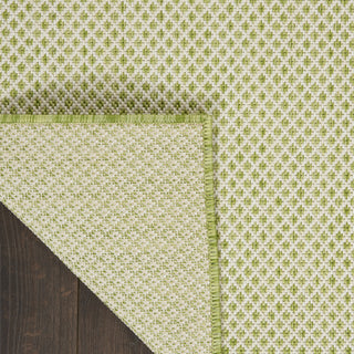 Nourison Courtyard COU01 Ivory Green Area Rug 