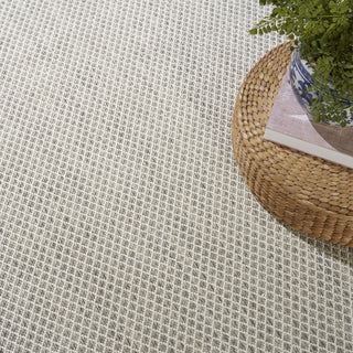 Nourison Courtyard COU01 Ivory Silver Area Rug 