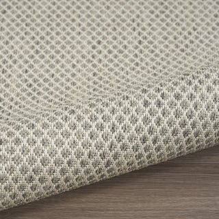 Nourison Courtyard COU01 Ivory Silver Area Rug 