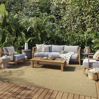 Nourison Courtyard COU01 Jute Area Rug 