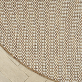 Nourison Courtyard COU01 Jute Ivory Area Rug 