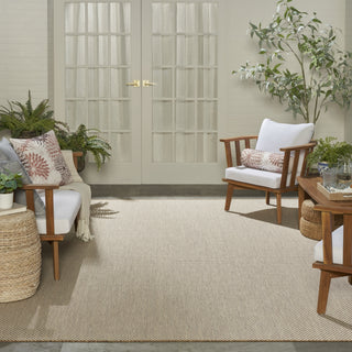 Nourison Courtyard COU01 Jute Ivory Area Rug 