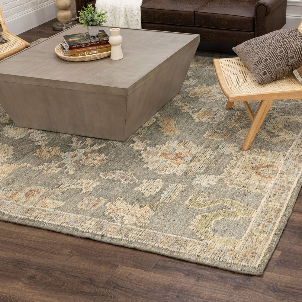 Karastan Coventry Kenilworth Grey Area Rug Lifestyle Image Feature