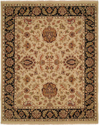 Kalaty Caspian CP-813 Ivory/Black Area Rug Main Image
