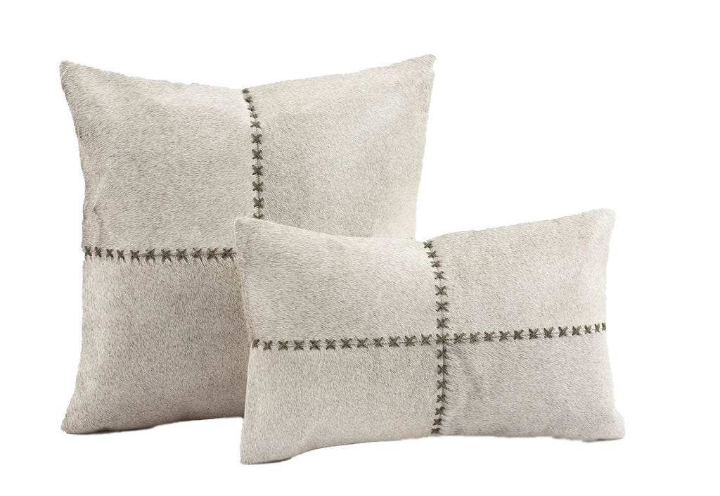 Auskin Cowhide And Leather Giselle Natural Grey main image