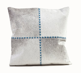 Auskin Cowhide And Leather Giselle Natural Provincial Blue Main Image