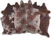 Dekoland Acid Washed CPDDIDBR Distressed Brown (brown On Cowhides Mix Of Colors) Area Rug