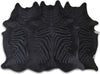 Dekoland Acid Washed CPDDZBLB Distressed Zebra Black On Area Rug