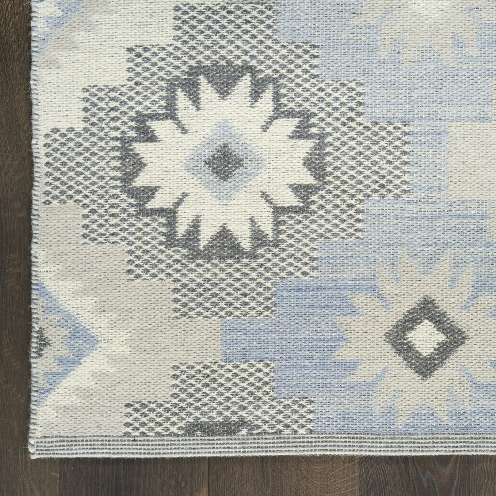 Nourison Copenhagen CPN01 Ivory Blue Area Rug main image