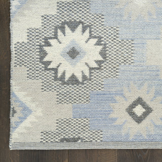 Nourison Copenhagen CPN01 Ivory Blue Area Rug main image