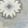 Nourison Copenhagen CPN01 Ivory Blue Area Rug Corner Image