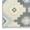 Nourison Copenhagen CPN01 Ivory Navy Area Rug Corner Image