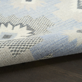 Nourison Copenhagen CPN01 Ivory Blue Area Rug 