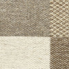 Nourison Copenhagen CPN02 Ivory Mocha Area Rug Corner Image