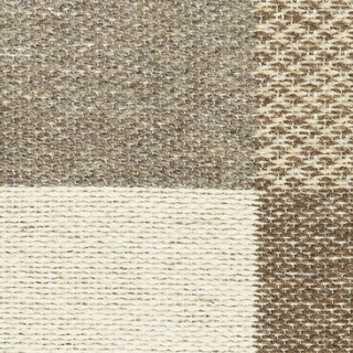 Nourison Copenhagen CPN02 Ivory Mocha Area Rug Corner Image