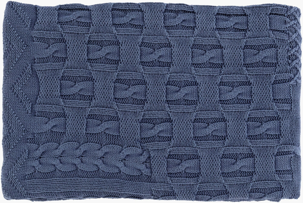 Surya Copen CPN-1000 Dark Blue Throw main image