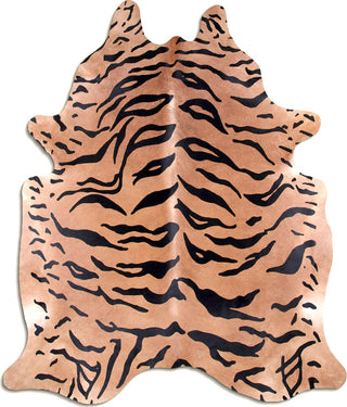 Dekoland Printed Cowhides Bengal Tiger Area Rug