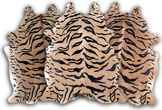 Dekoland Printed Cowhides Bengal Tiger Area Rug