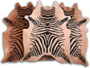 Dekoland Printed Cowhides CPSBLZEC Zebra On Camel Area Rug