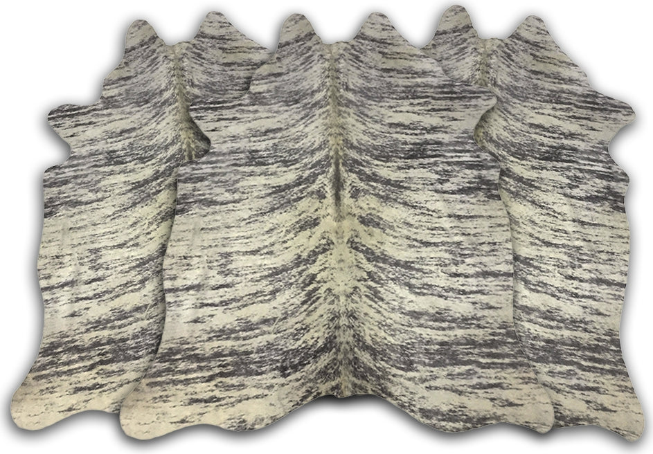 Dekoland Printed Cowhides CPSLEPRT Light Brindle Area Rug