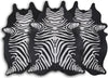 Dekoland Printed Cowhides CPSREVZE Reverse Zebra Area Rug
