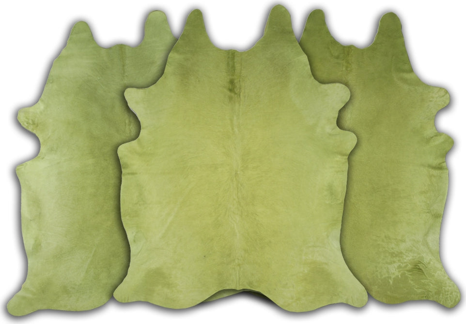 Dekoland Dyed Colors CPTLMGRN Lime Green Area Rug