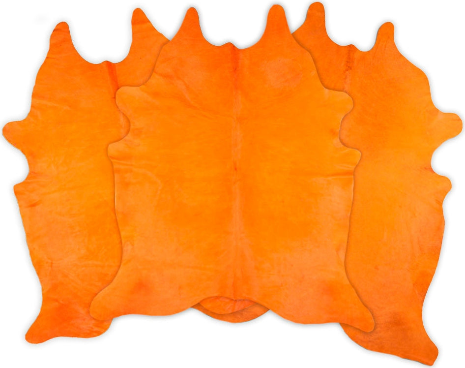 Dekoland Dyed Colors CPTORANG Orange Area Rug