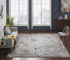 Ancient Boundaries Ceallach CEA-937 Grey Area Rug Lifestyle Image Feature