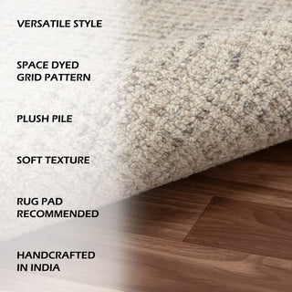 LR Home Criss Cross 82200 Rust/Beige Area Rug 