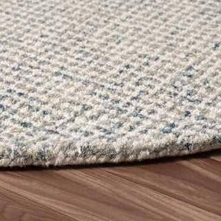 LR Home Criss Cross 82202 Teal/Cream Area Rug Pile Image