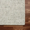 LR Home Criss Cross 82378 Gray/Ivory Area Rug Corner Image