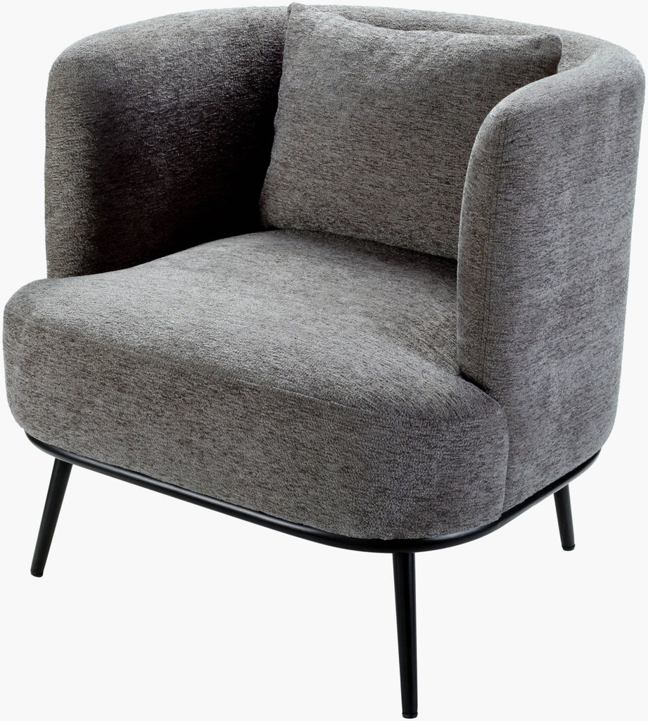 Surya Carmine CRMN-001 Medium Gray / Black Furniture main image