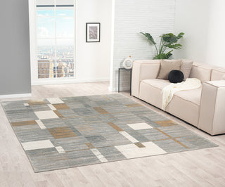 Ancient Boundaries Calos CAL-1020 Grey Area Rug Runner Image