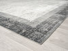 Ancient Boundaries Calos CAL-1023 Grey Area Rug Corner Image