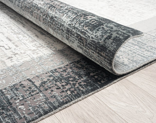 Ancient Boundaries Calos CAL-1023 Grey Area Rug Texture Image