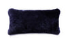 Auskin Short Wool Sheepskin Lumbar Dark Navy main image