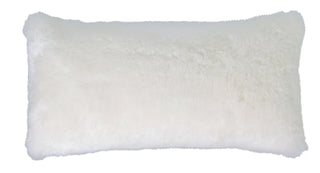 Auskin Short Wool Sheepskin Lumbar White main image