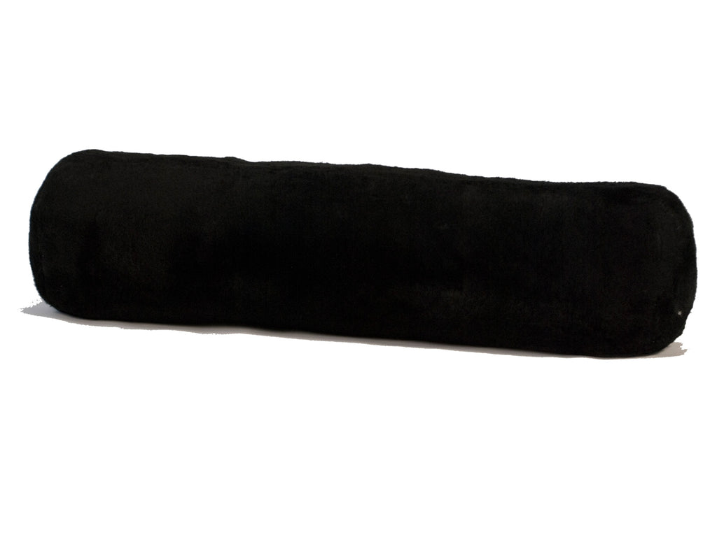 Auskin Short Wool Sheepskin Bolster Black main image