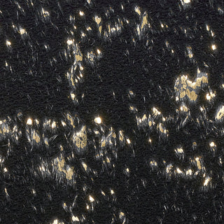 Nourison Cozy Shimmer CSH01 Black Gold Area Rug Swatch Image