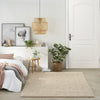 Nourison Cozy Shimmer CSH01 Beige Gold Area Rug Room Image Feature